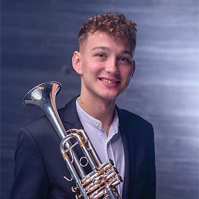 Der Trompetist Mateusz Zimnik